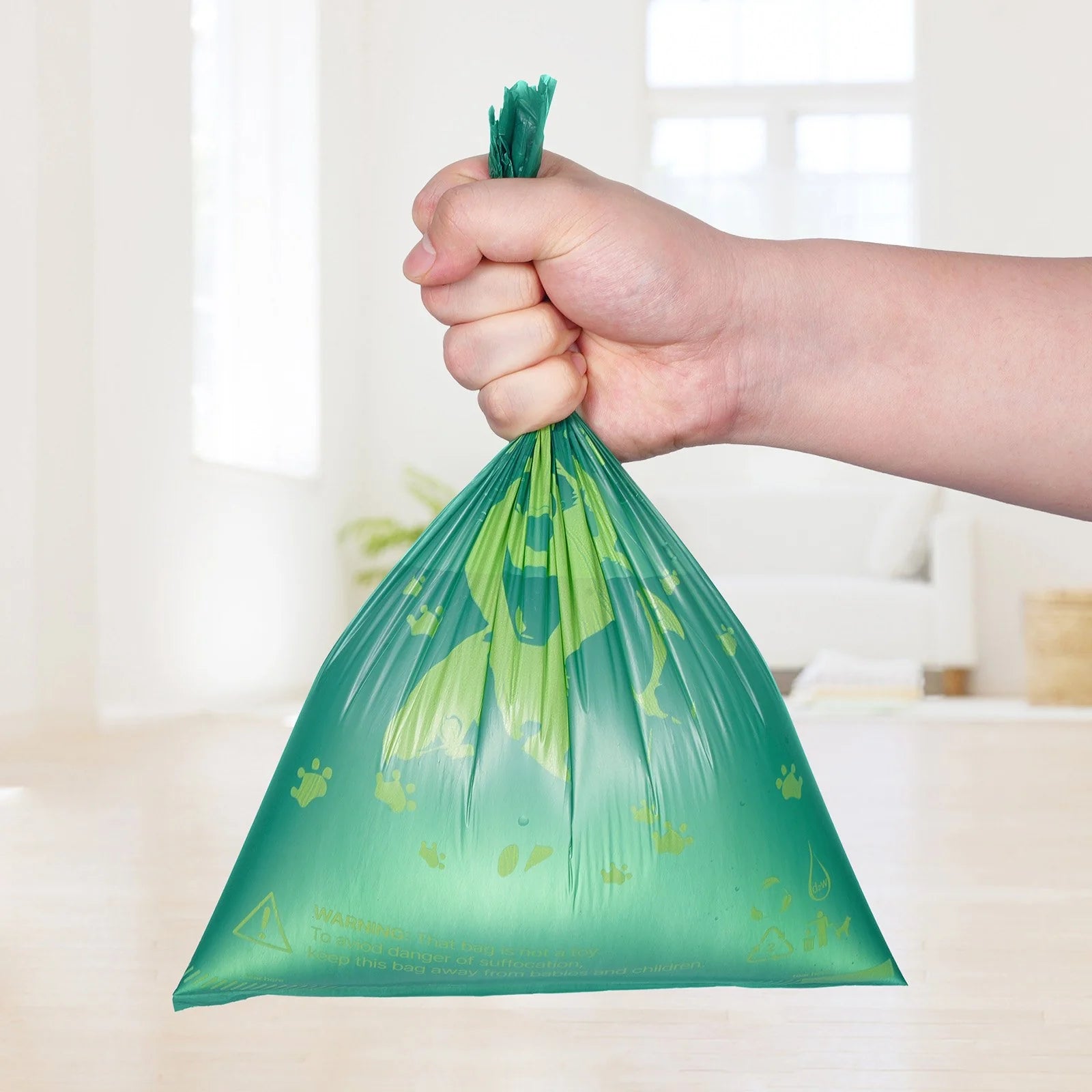 Thick Dog Poop Waste Bags Refill Rolls 270PCS Lavender Scented Biodegradable