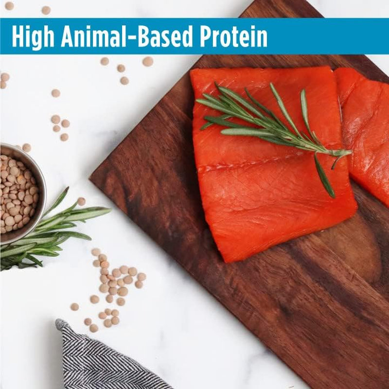 Freestyle High Protein Trim Cat Food, Salmon & Lentils Recipe - Natural Grain-Free Dry Cat Food for Weight Management with L-Carnitine, Natural Fiber, & Probiotics, 2 Lb Bag