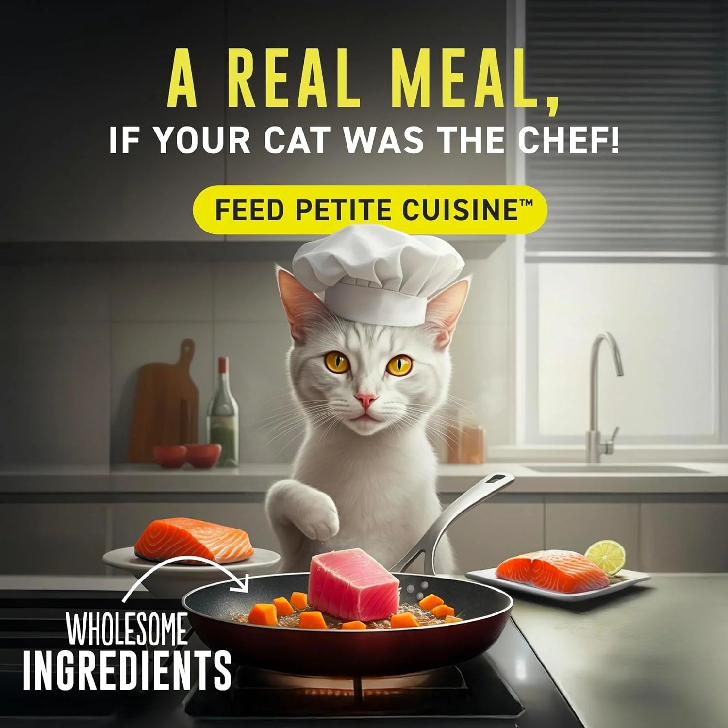 Whole Foods Wet Cat Food, Variety Pack, 2.8 Oz. Can (12 Count)